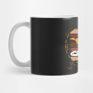 The Vitruvian Burger Mug